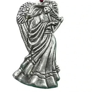 Angel on Red Cord-can be hung on car mirror or use as a necklace